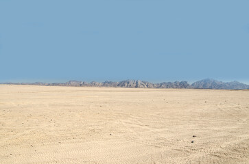 Sahara desert rocks - obrazy, fototapety, plakaty