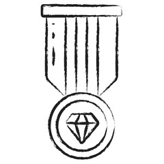 Hand drawn Medals icon