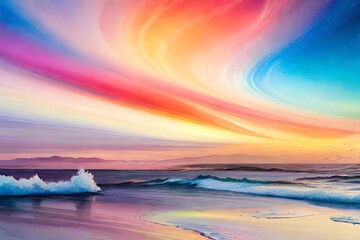 sunrise over the sea