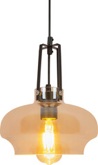 Pendant Light Isolated on white background. Modern interior lighting. Home interior decoration