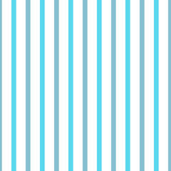 Abstract geometric seamless pattern. Blue and white Vertical stripes. Wrapping paper. Print for interior design and fabric. Kids background. Backdrop in vintage and retro style.