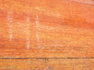 Closeup of plain brick wall, Eureka California