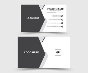 business card design template . Creative and modern business card template .