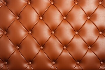 Brown leather upholstery.