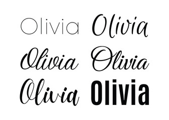 Olivia svg, Names svg, Baby Names svg