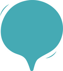 Colorful pastel green color speech bubble balloon icon sticker memo keyword planner text box banner, flat png transparent element design