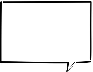 Black and white speech bubble balloon icon sticker memo keyword planner text box banner, flat png transparent element design