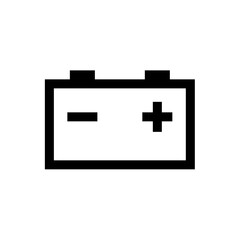 Fototapeta premium Car battery icon