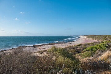 Wild and beautiful coastline of the Kalbarri National Park, Western Australia. Western Australia...