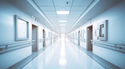 Corridor in hospital.