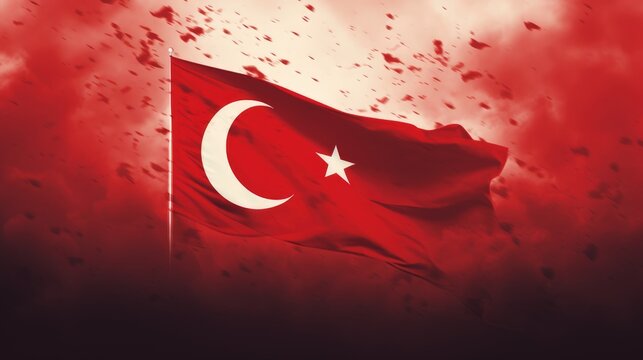 Republic Day in Turkey 29 Ekim National Day of Turkey and the partially recognized Turkish Republic of Northern Cyprus Independence pride flag patriotism.