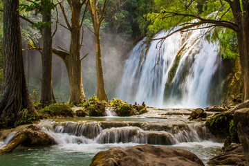 El Chiflon, Chiapas, Mexico. Hike to the most beautiful waterfall in Mexico.