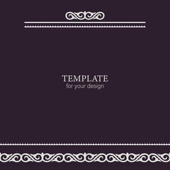 Template for your design. Ornamental elements and motifs of Kazakh, Kyrgyz, Uzbek, national Asian decor for packaging, boxes, banner and print design. Nomad style. Vector.	
