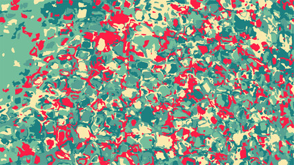 Decorative abstract background with bright colored elements. Texture can be used for backgrounds, motifs, home textile, wallpapers, fabrics, gift wrapping, templates. Vector.