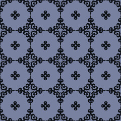 Decorative Seamless Pattern for Home Textile. Abstract Texture Designs can be used for Backgrounds, Motifs, Textile, Wallpapers, Fabrics, Templates. Design Paper For Scrapbook. Vector.