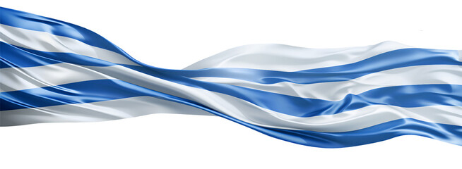 Waving Flag of Greece Decoration. Ai Generative - obrazy, fototapety, plakaty