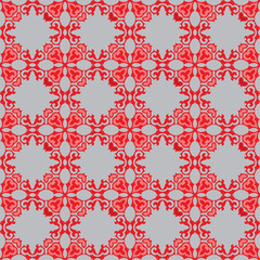 Seamless pattern with ethnic element. Kyrgyz and Kazakh ornaments. Texture designs can be used for backgrounds, motifs, textile, wallpapers, fabrics, gift wrapping, templates, carpet, tiles. Vector.