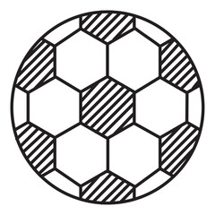 Fototapeta premium soccer ball design
