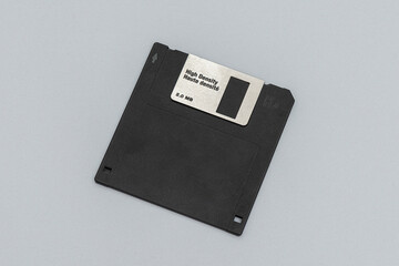 3.5 Inch Floppy disk front view.