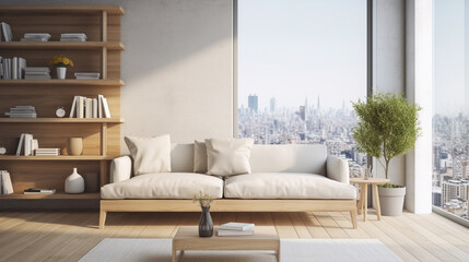 modern interior of a room