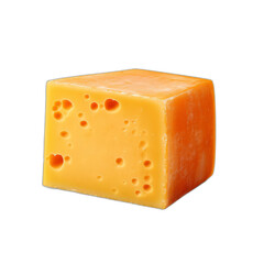 cheese isolated on white