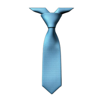 blue tie isolated on white background