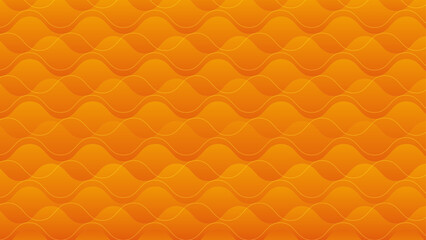 geometric and wave vector background with orange color