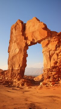 arch in the desert