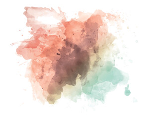 Abstract watercolor hand painted background. Texture paper. Vector illustration.