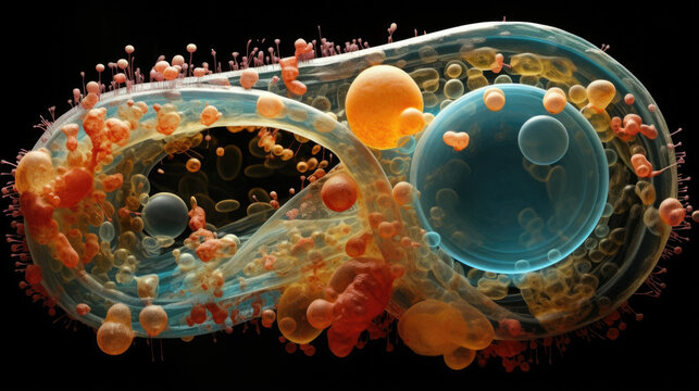 Lysosome A sphereshaped organelle consisting of an outer membrane and dense core. The dense corein the lysosome contains acid hydrolases a type of enzyme involved