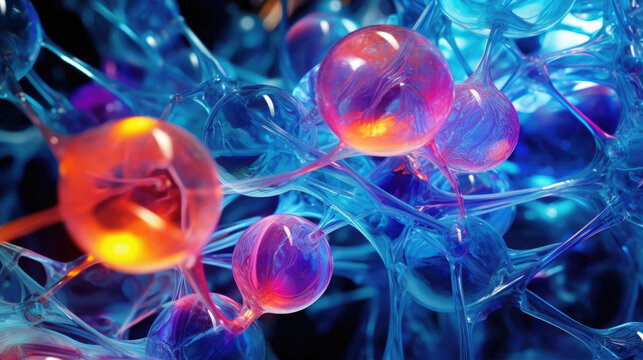 Under a microscope the cytosol appears as a translucent mix of complex organic molecules proteins small ions and numerous enzymes in a gellike matrix of suspended