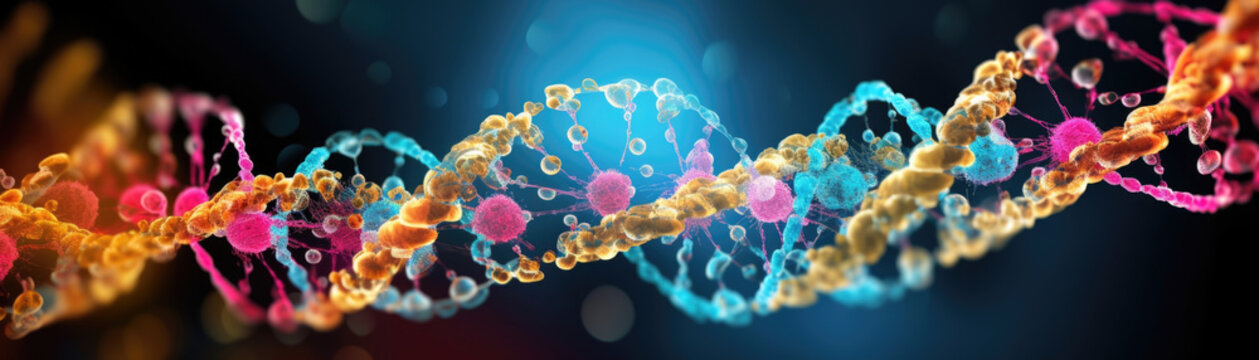 On a macro level the image of DNA replication shows two enzymes rapidly and efficiently unwinding and splitting a single doublehelix strand of DNA. The enzymes have