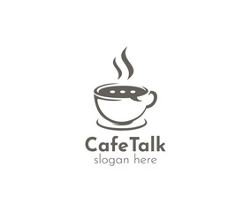 Cafe Talk logo design
