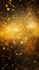 Golden Blurred Stardust: Blurry Light Effect