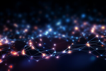 digital space background, Generative AI