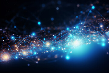 Obraz premium digital space background, Generative AI