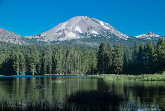 Mt Lassen and Lake