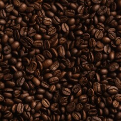 Obraz premium Coffee beans seamless pattern texture background