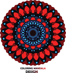 Coloring Mandala Design