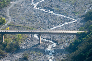 Bridge over the Reyes river in the Termas de Reyes in the province of Jujuy in the Argentine Republic