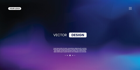 Abstract futuristic technology blurred summer orange green red blue liquid neon light colours background dynamic geometric shape website landing page, banner template. Vector illustration. login form