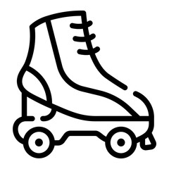 roller skate Line Icon