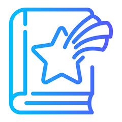 tale Line Gradient Icon