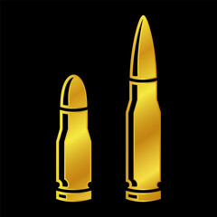 gold colored bullet icon