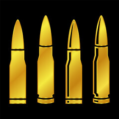 gold colored bullet icon