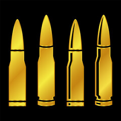 gold colored bullet icon
