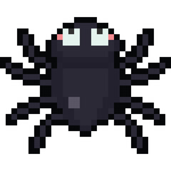 Fototapeta premium Pixel art spider cartoon character 2
