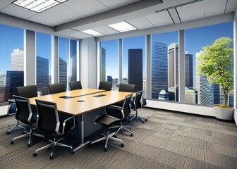 Office background for video call meetings, video background, desktop background, advertisements and different designers