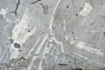 Abstract form on the grunge floor