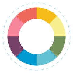 color wheel illustration